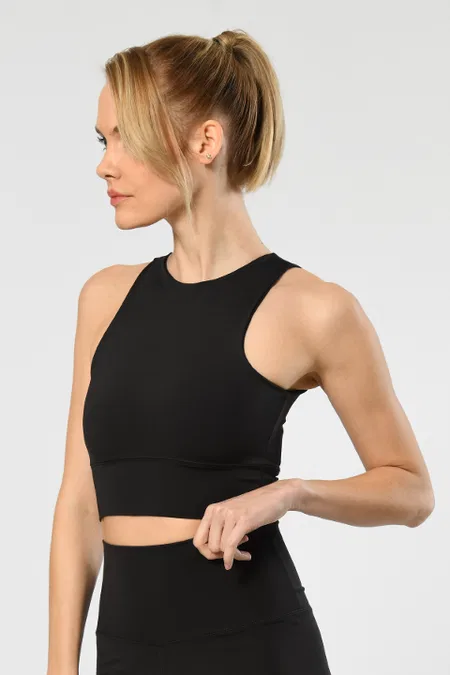 Siyah Halter Yaka Jartiyer Takım Türen 3701 - Siyah
