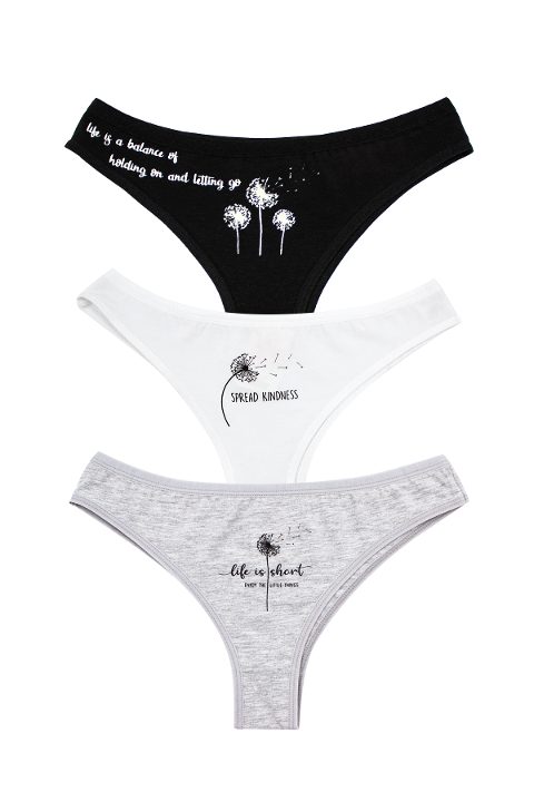 Öts İç Giyim İp Detaylı Likralı Brazilian String Külot Öts 4211