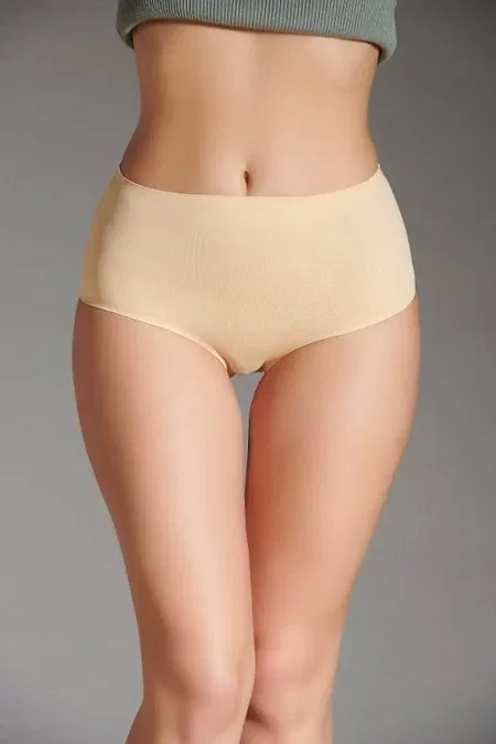 Yüksek Bel Destekli Lazer Kesim Bato Slip Eros 1002 - Ten