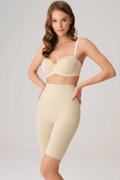 Yüksek Bel Silikonlu Boxer Külot Eros 1006