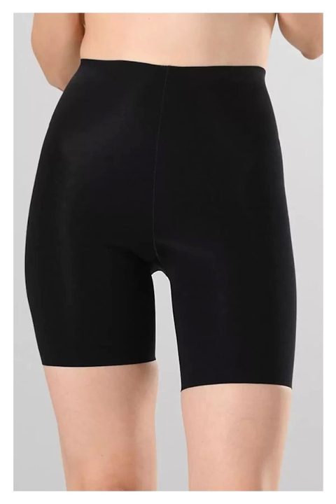 Yüksek Bel Silikonlu Boxer Külot Eros 1006 - Siyah