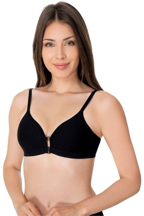 Dantel Detaylı Önden Açmalı Sütyen İMER 2212