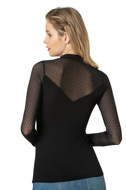 Esnek Yumuşak Uzun Kol Bluz Kadın Özkan 26824 - 2