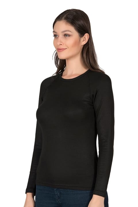 Viskon Uzun Kollu Termal İçlik Somon Özkan 23612 - Siyah