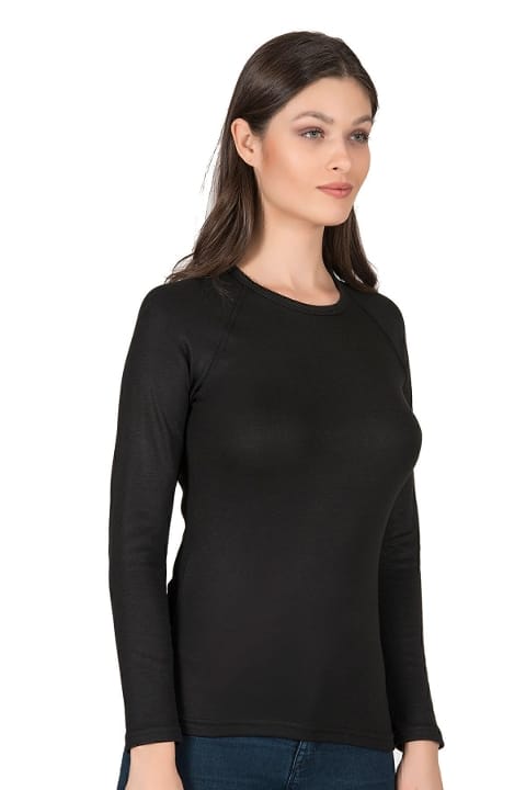 Viskon Uzun Kollu Termal İçlik Somon Özkan 23612 - Siyah