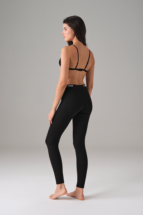 Doreanse Yüksek Bel Termal Uzun Tayt Viloft Polyester Elastan Doreanse 8066 - Görsel 2