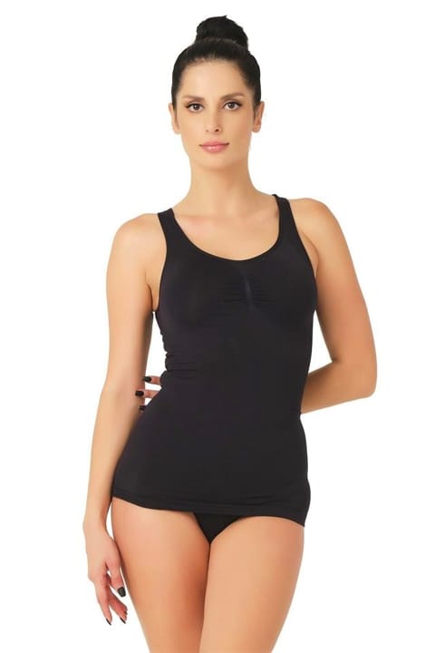 Kaldırıcı Kemikli Korse Atlet Pera Fitol 8010 - Siyah