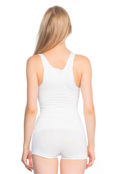 Kaldırıcı Kemikli Korse Atlet Pera Fitol 8010 - Beyaz