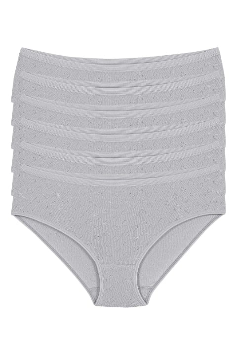 Yüksek Bel Pamuklu Bato Külot Bej Yıldız 3589