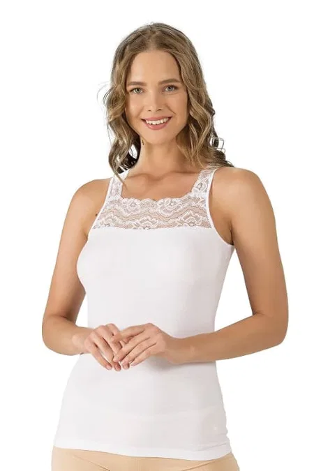 Modal Pamuklu Kare Yaka Atlet Özkan 25594