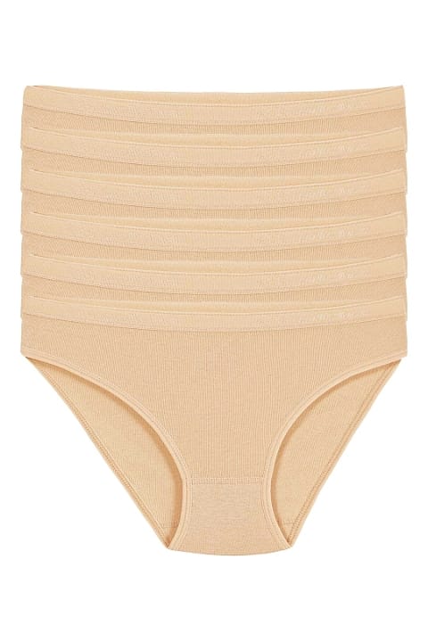 Yüksek Bel Pamuk Bikini Külot 6'lı Paket Yıldız 3720