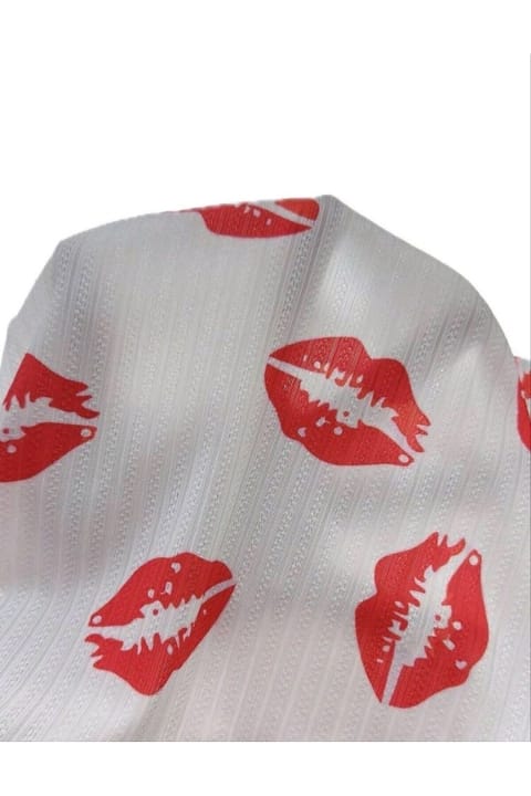 Dantel Detaylı Beyaz Şort Takım Ruselin 5021 - Beyaz