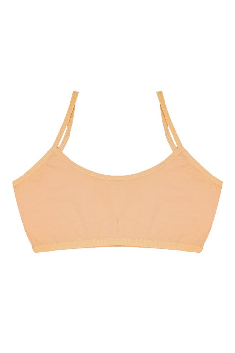 Yumuşak Pamuklu Balensiz Kız Büstiyer Seti Öts 6100 - Ten