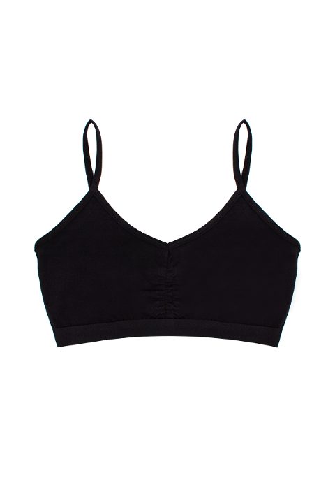 Pamuklu Balensiz Pedsiz Kız Büstiyer Öts 6142 - Siyah