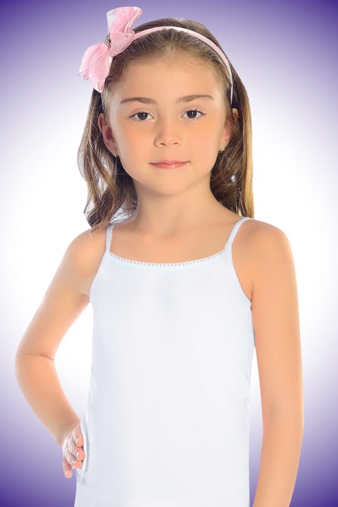 Pamuk Ribana Geniş Askılı Kız Çocuk Atlet Öts 8034