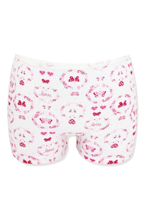 Pamuklu Esnek Lastikli Kız Çocuk Boxer Öts 8236 - 2