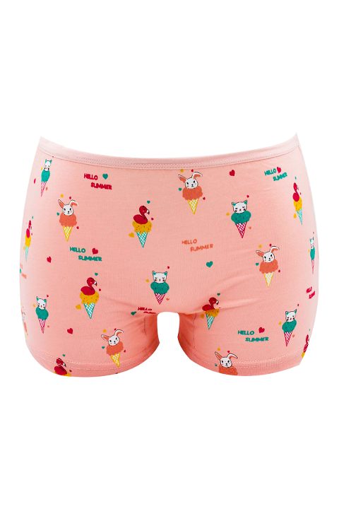 %100 Pamuklu Yumuşak Bel Lastikli Kız Çocuk Boxer Öts 8239