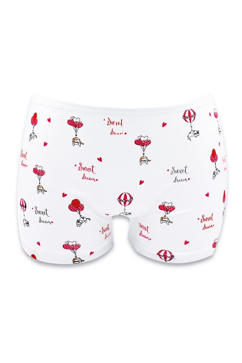 %100 Pamuklu Yumuşak Bel Lastikli Kız Çocuk Boxer Öts 8239 - 2