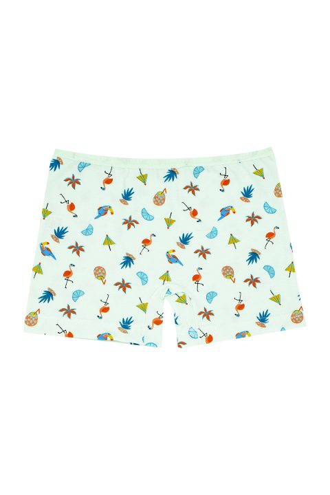 Pamuklu Lastikli Kız Çocuk Boxer Külot Öts 8392