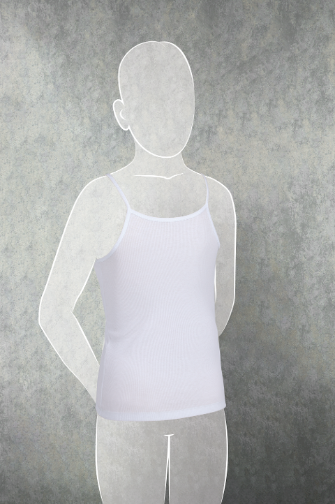 Pamuklu Geniş Askılı Kız Çocuk Atlet Doreanse 349