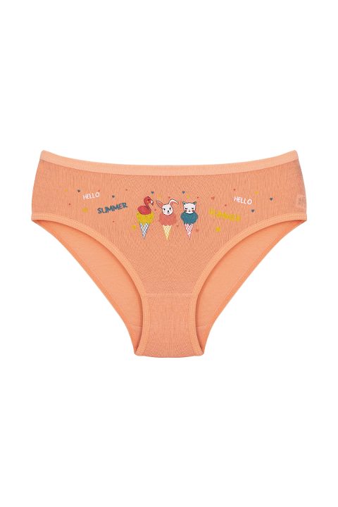 Öts İç Giyim %100 Pamuklu Desenli Kız Çocuk Külot Öts 8202 - Görsel 3