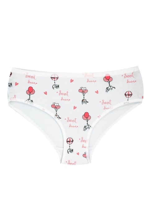 Öts İç Giyim %100 Pamuklu Esnek Bel Lastikli Kız Çocuk Külot Öts 8223 - Görsel 3