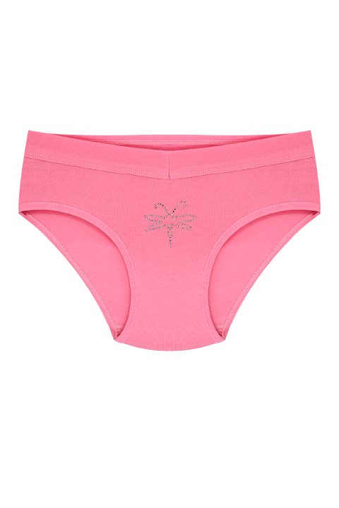 %100 Pamuk Dikişli Kız Çocuk Külot Öts 8226