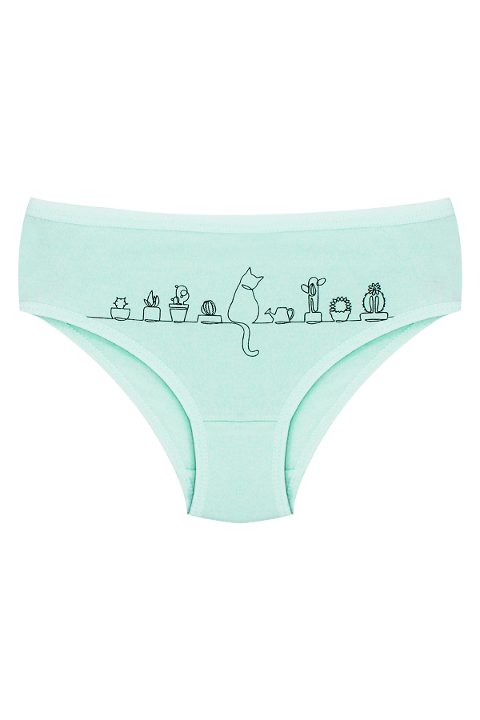 %100 Pamuk Esnek Bel Lastiği Kız Çocuk Külot Öts 8278