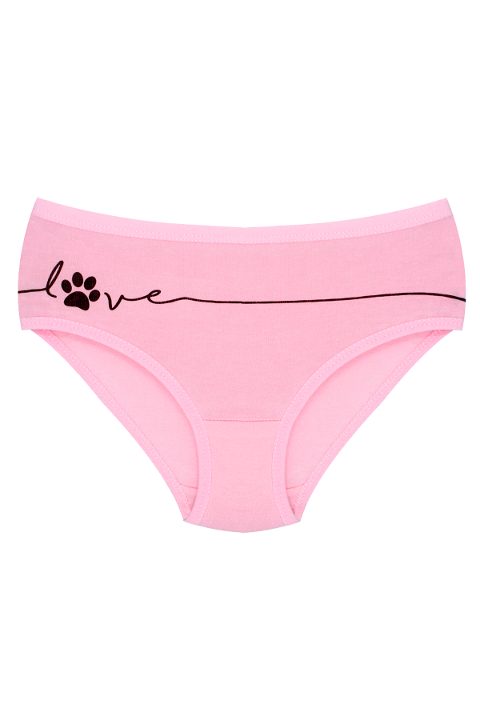 %100 Pamuk Esnek Bel Lastiği Kız Çocuk Külot Öts 8278 - 2