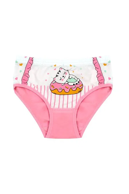 Yüksek Bel Puantiyeli Kız Çocuk Külot Öts 8344 - Pembe