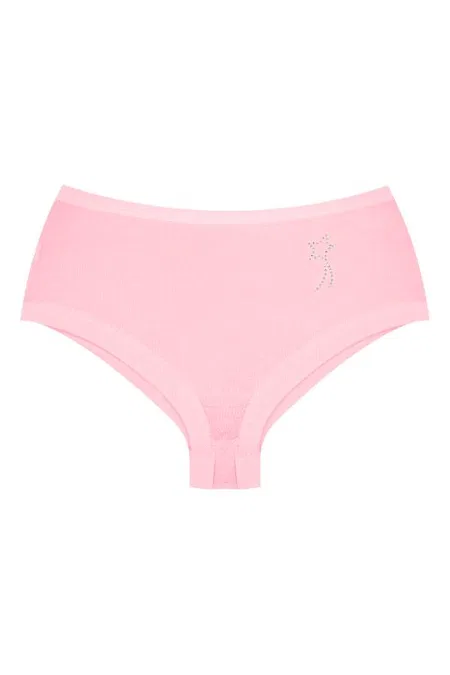 Pamuklu Yüksek Bel Kız Çocuk Külot Öts 8238 - Pembe