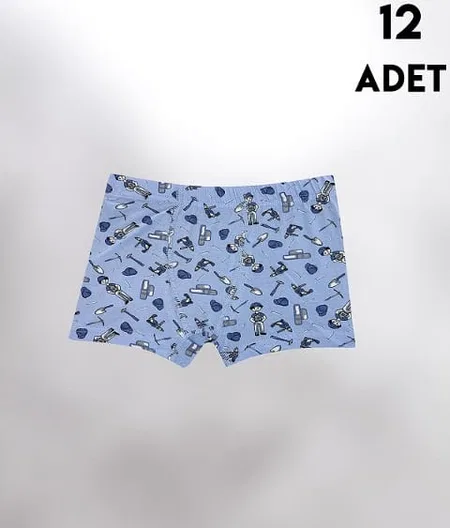 Pamuklu Yumuşak Boxer Kota 1013 - Asorti