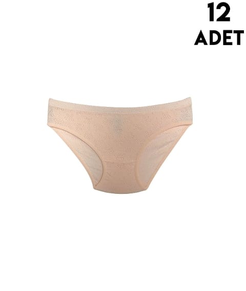 Yumuşak Pamuklu Ribana Kız Çocuk Külot Kota 3426 - 2