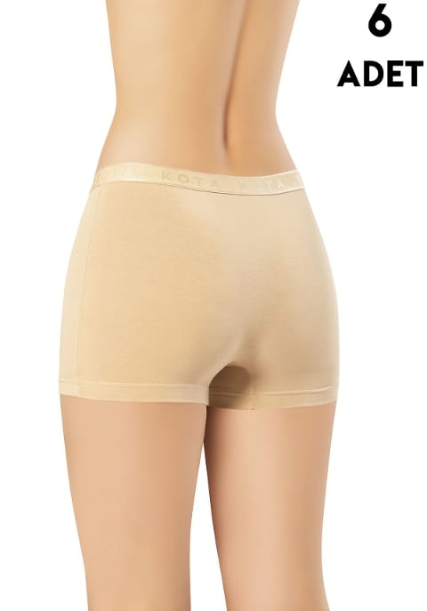 Kota Likralı Yüksek Bel Kadın Boxer Kota 5000 - Görsel 4