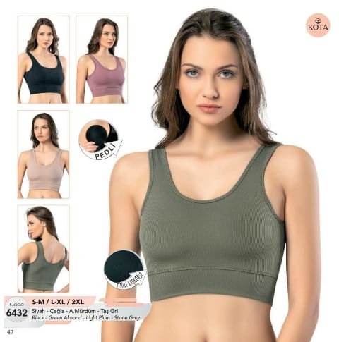 Kalın Askılı Fitilli Dalgıç Jartiyer Takım Kota 6432 - Çağla Yeşili