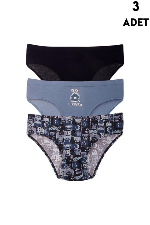 Erkek Çocuk Külot 3'lü Koza Biat KZ72000-141