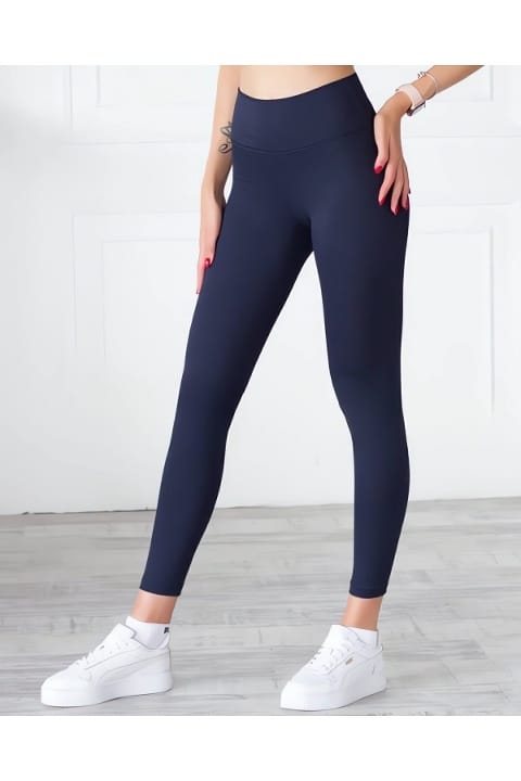 Kota Lacivert Yüksek Bel Toparlayıcı Tayt Kota 4117