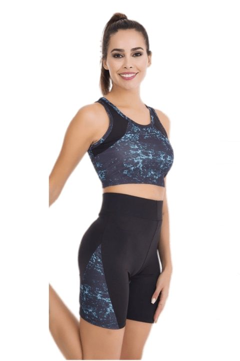 Hafif Kumaşlı Kısa Tayt Spor Büstiyer Takım Lady 4003