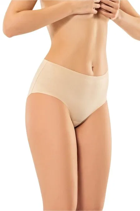 Yüksek Pamuk Oranı Lazer Kesim Bato Slip Külot Miss Modinn 6030 - Ten