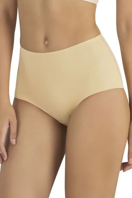 Lazer Kesim Silikonlu Yüksek Bel Bato Slip Fabony 2040 - Ten
