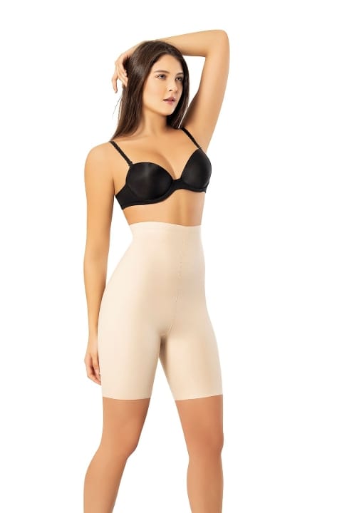 Silikonlu Yüksek Bel Korse Bel ve Karın Toparlayıcı Miss Modinn 9030 - Ten