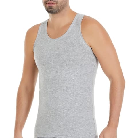 Pamuklu Elastan Likralı Erkek Atlet Yıldız 377