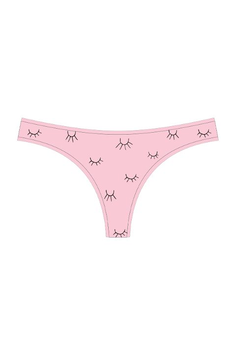 Likralı İp Detaylı Minimal String Külot Öts 4243 - 2