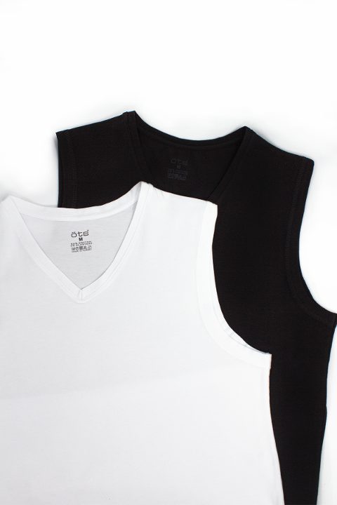 Öts İç Giyim Pamuklu Ribana Atlet Likralı Öts 1455 - Görsel 3