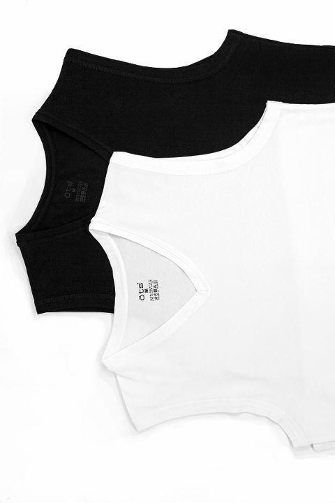 Öts İç Giyim Pamuklu Ribana Atlet Likralı Öts 1455 - Görsel 4