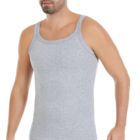 Pamuklu Elastan V-Yaka Erkek Atlet Yıldız 312