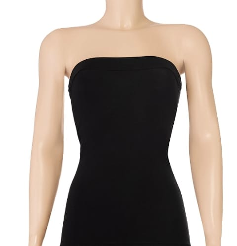 Likralı Nefes Alabilir Siyah Kadın Atlet Yıldız 2181 - Siyah