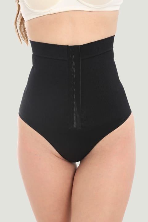 Yüksek Bel Kompresyon Korse Kadın Liza 13004 - Siyah