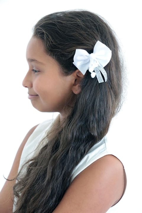 Yüksek Pamuk Oranı Kaydırmaz Taban Çocuk Külotlu Çorap Daymod 2125176 - Beyaz