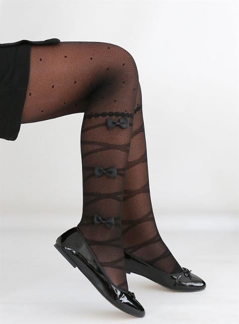 Kaydırmaz Tabanlı Pamuklu Çocuk Külotlu Çorap Daymod 2122118 - Siyah